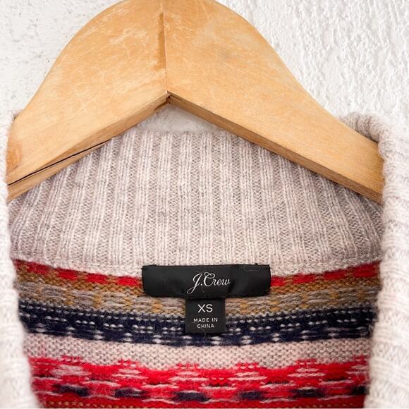 J. Crew | Fair Isle Lambswool Multicolor Sweater - Picture 4 of 7